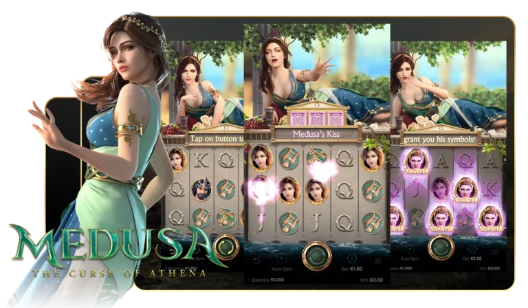 รูปแบบตัวเกมสล็อต Medusa