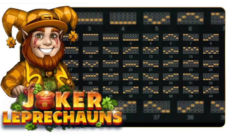 เส้นเพลย์ไลน์ ชนะเดิมพันเกม Joker Leprechauns